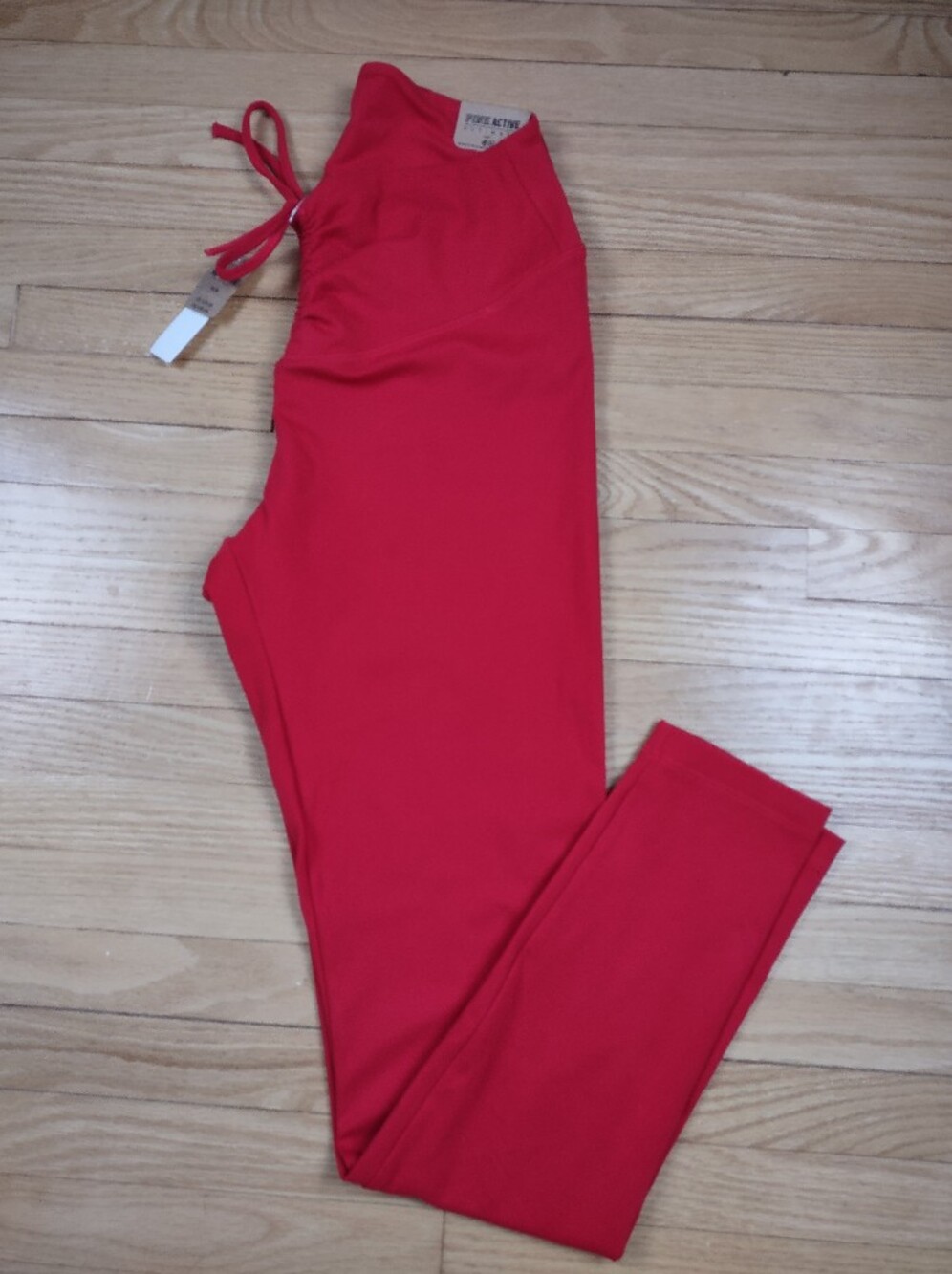 PINK Victoria's Secret Red High-Waist Leggings Size Medium